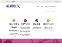 Tablet Screenshot of grapheex.com